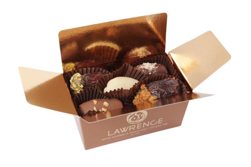 Ballotin Découverte Dattes Fourrées & Mix Chocolat