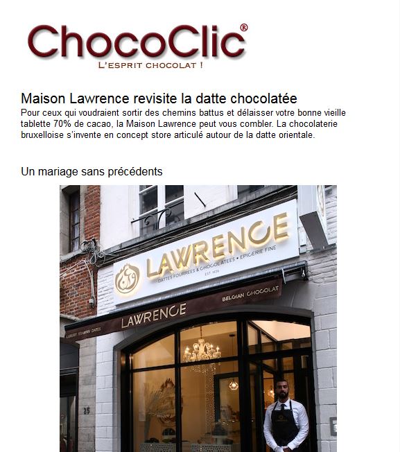 chococlic lawrence chocolat